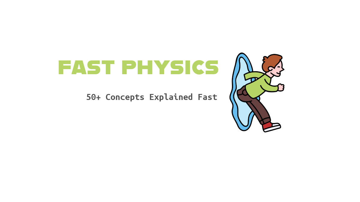 Image describing the content in the course on concepts of physics explained under 60s