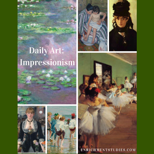 Daily Art Impressionism notebook cover