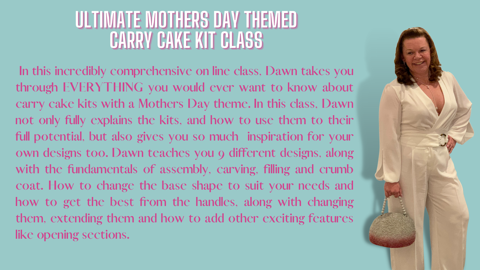 How to Make a Mothers Day Hand Bag Cake