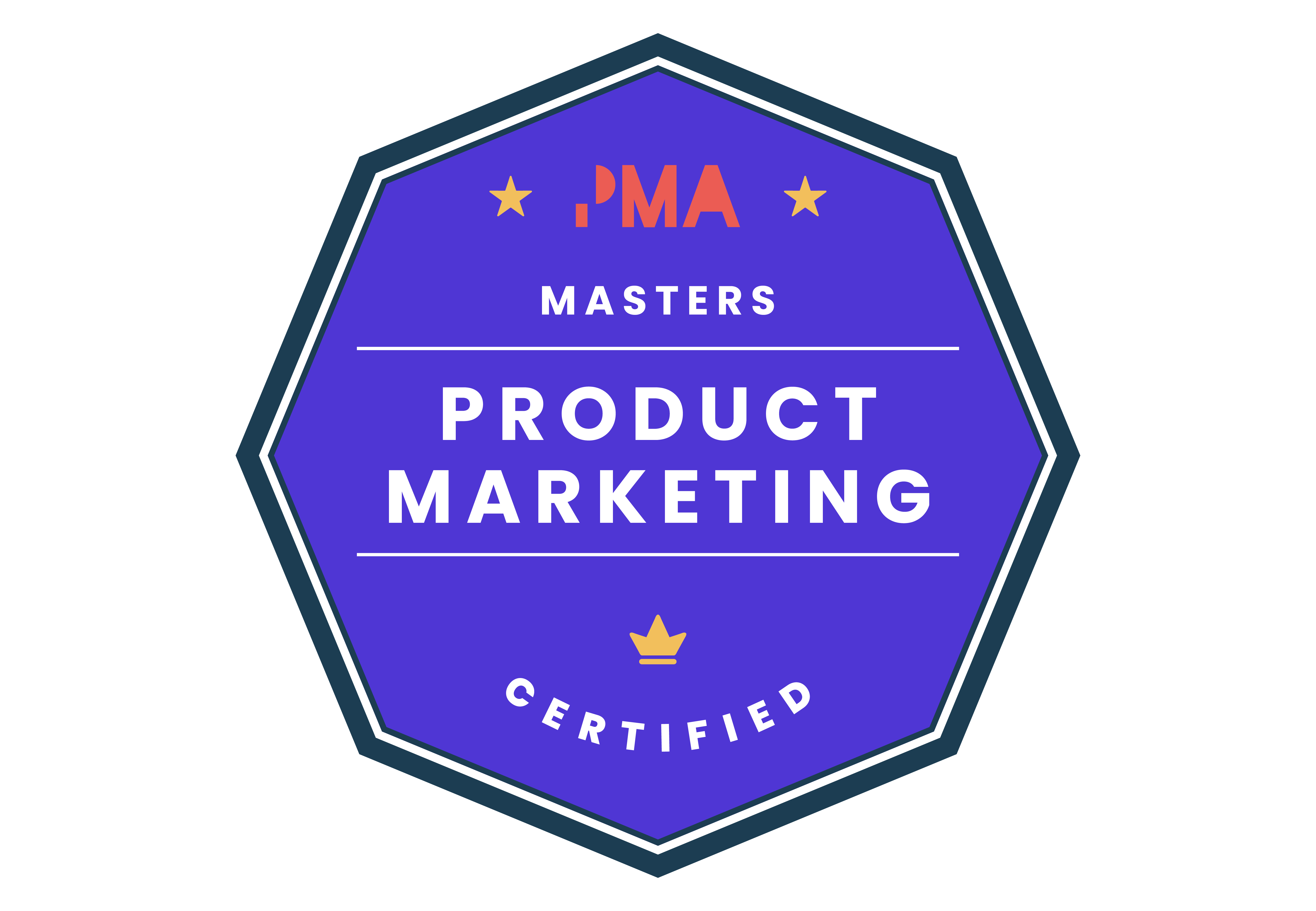 Mastering Product Marketing Certified | Masters badge