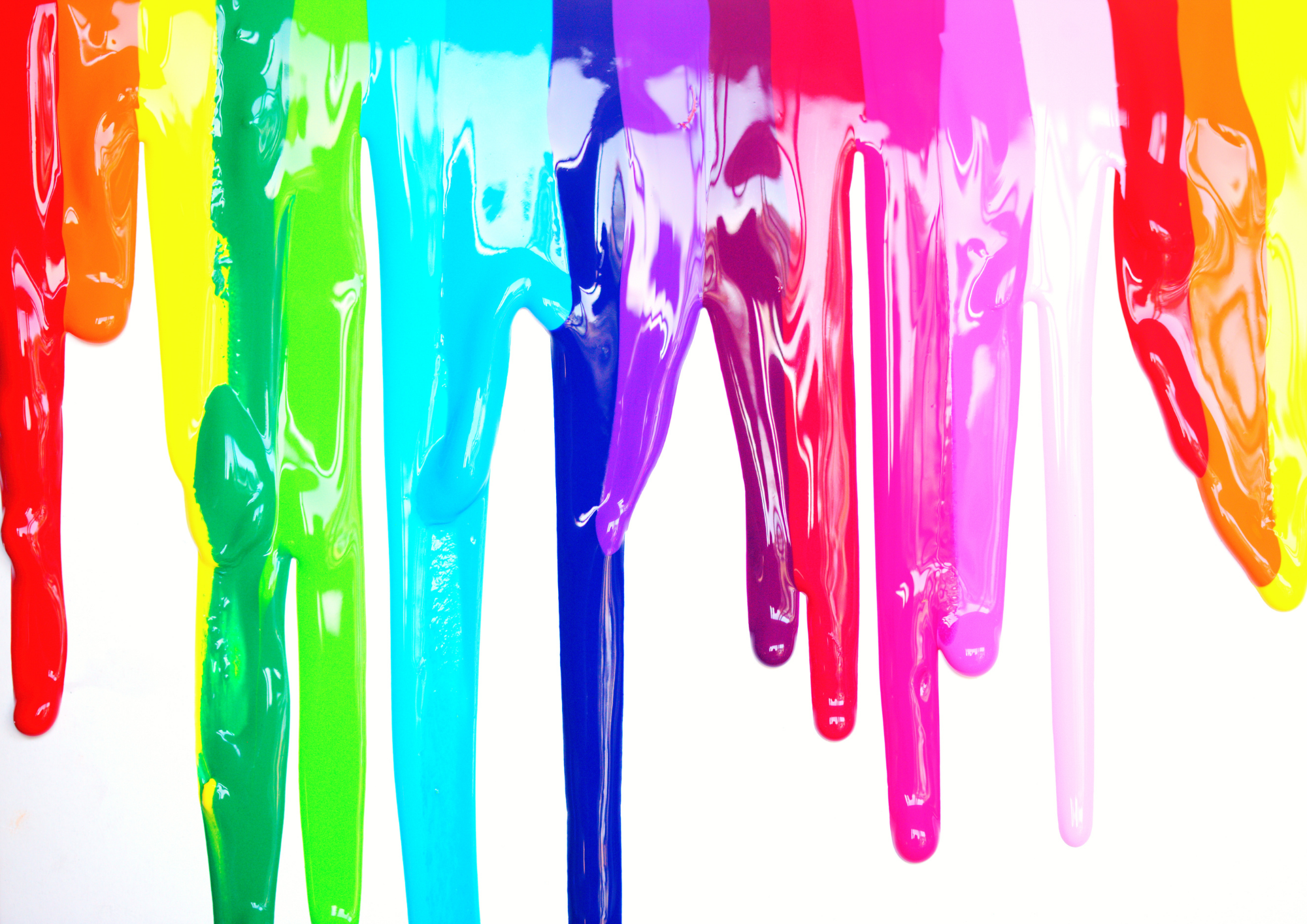 picture of dripping paint