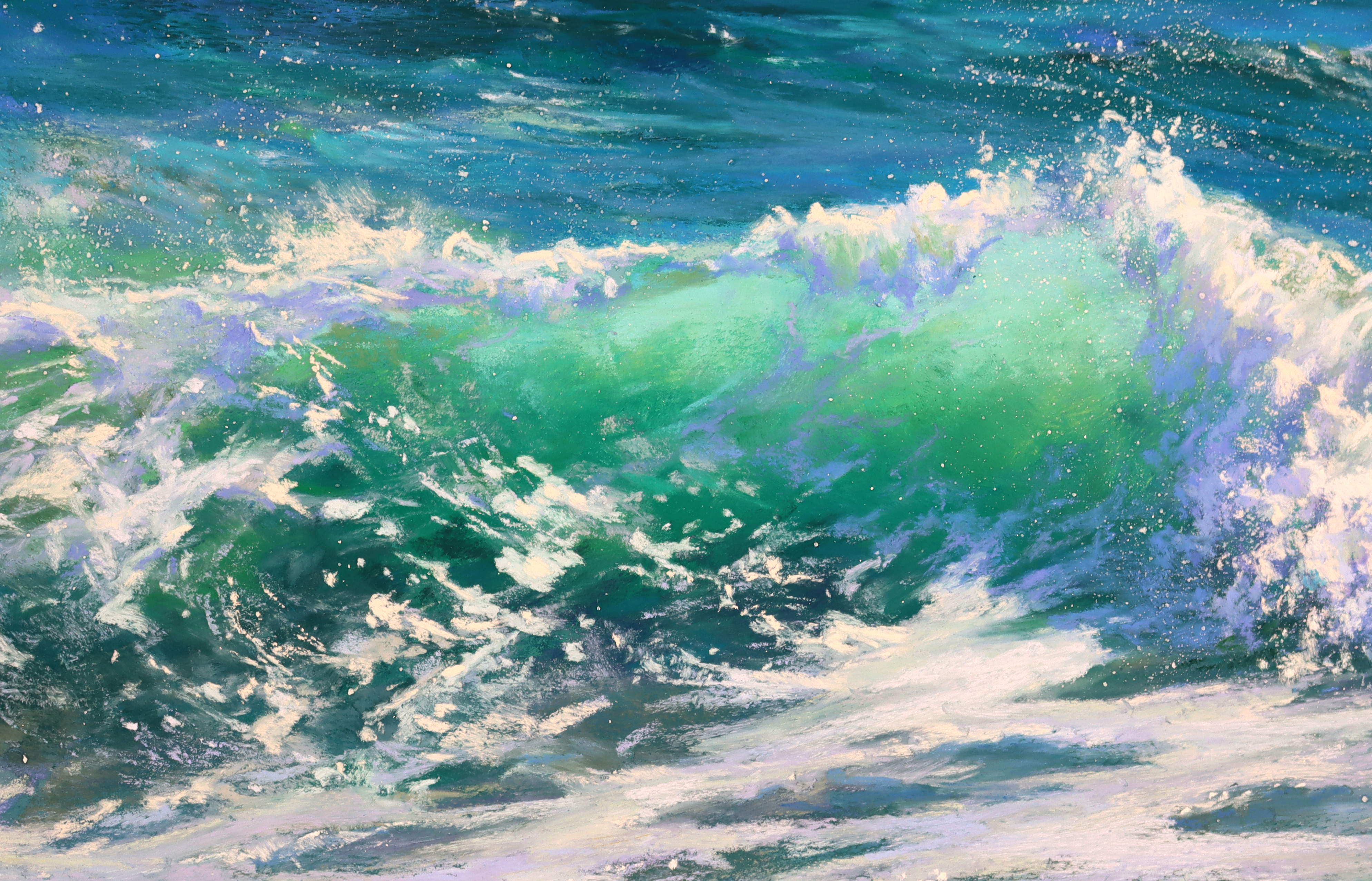 Painting Waves with Pastels | Painting with Lana Ballot
