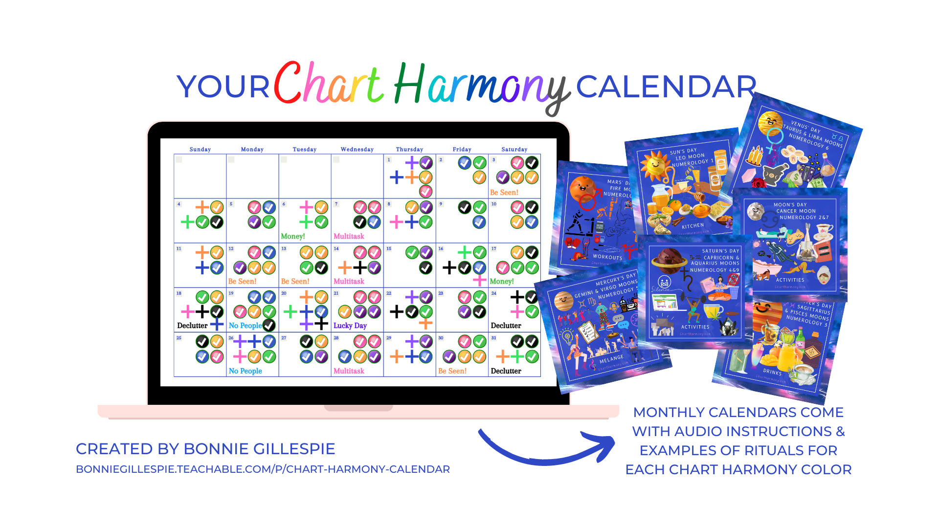 Chart Harmony Calendar Bonnie Gillespie