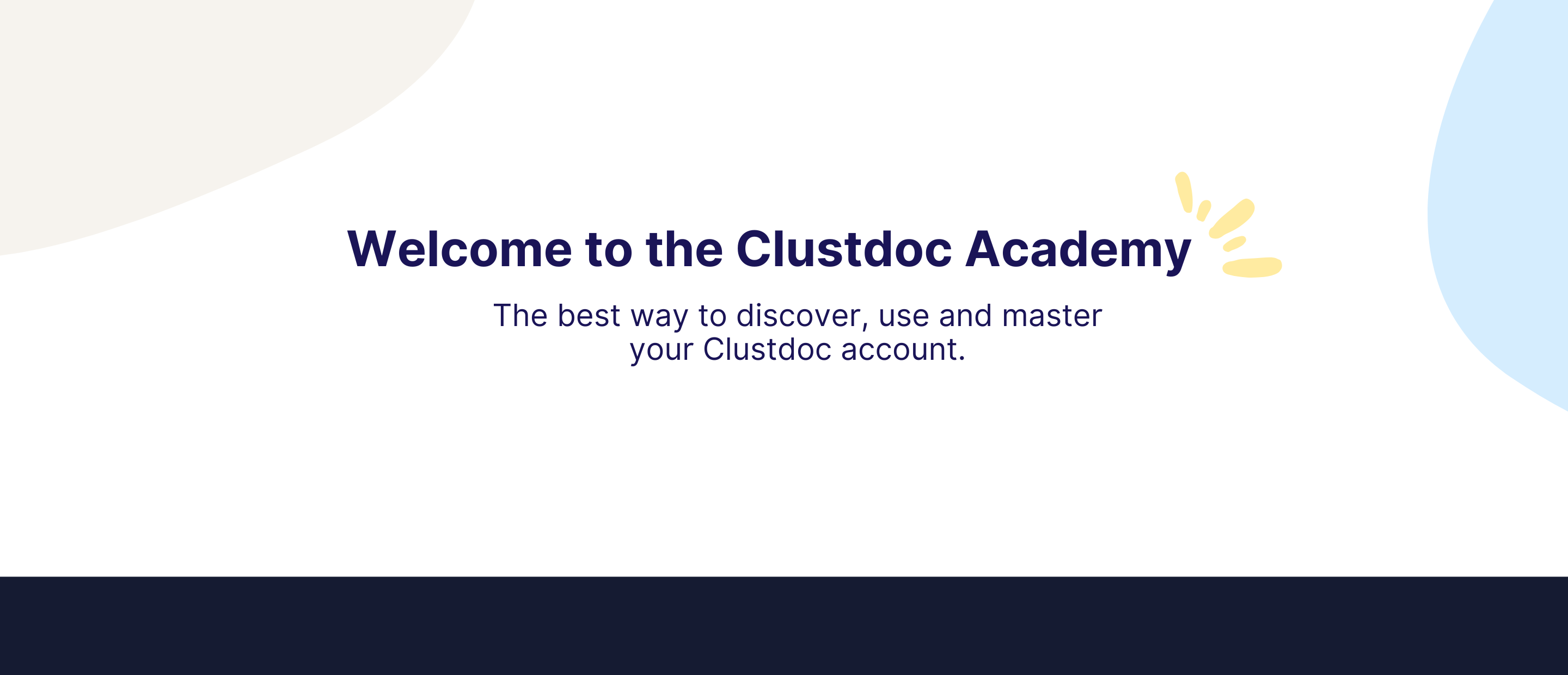Clustdoc Academy Banner
