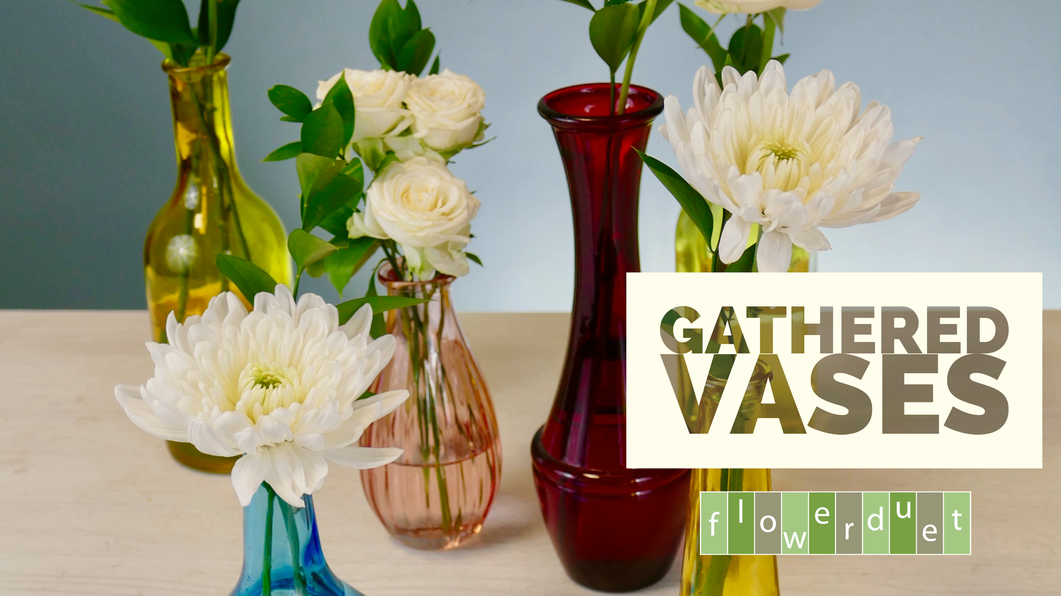 Gathered Vases