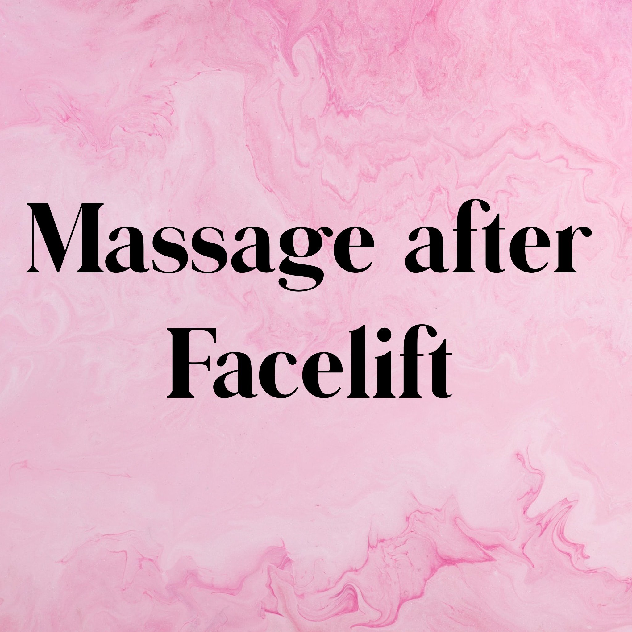 massage after facelift