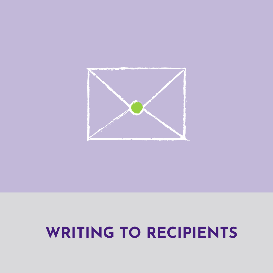 writing to recipients