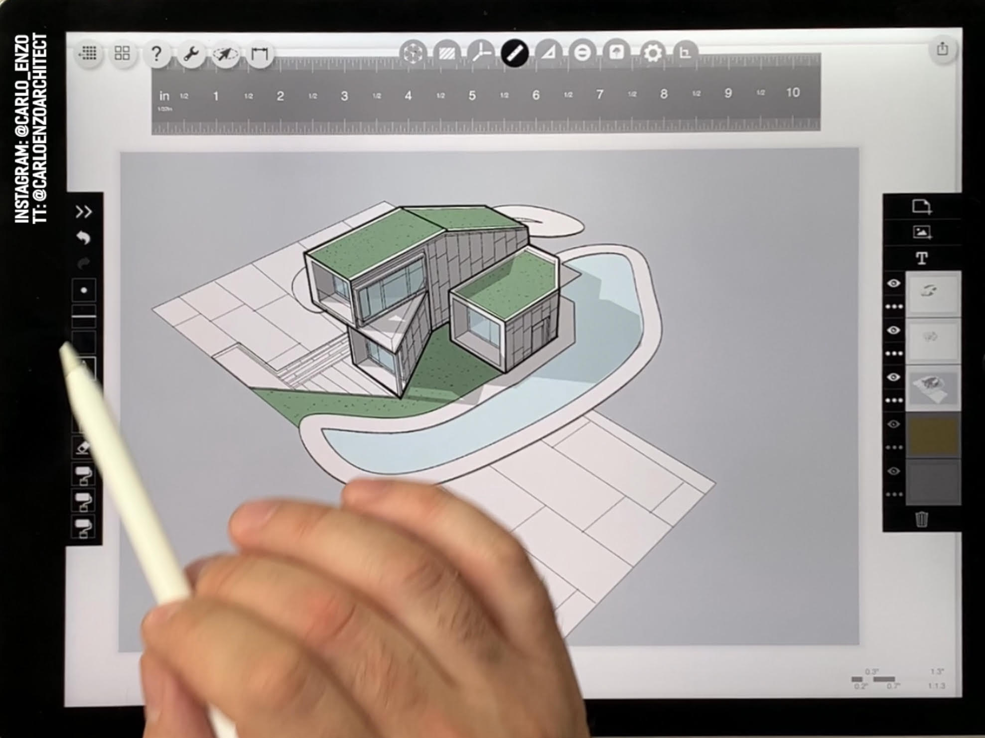 ARCHITECTURE IPAD COURSE 01 Carlo Enzo Architecture SuperCourse