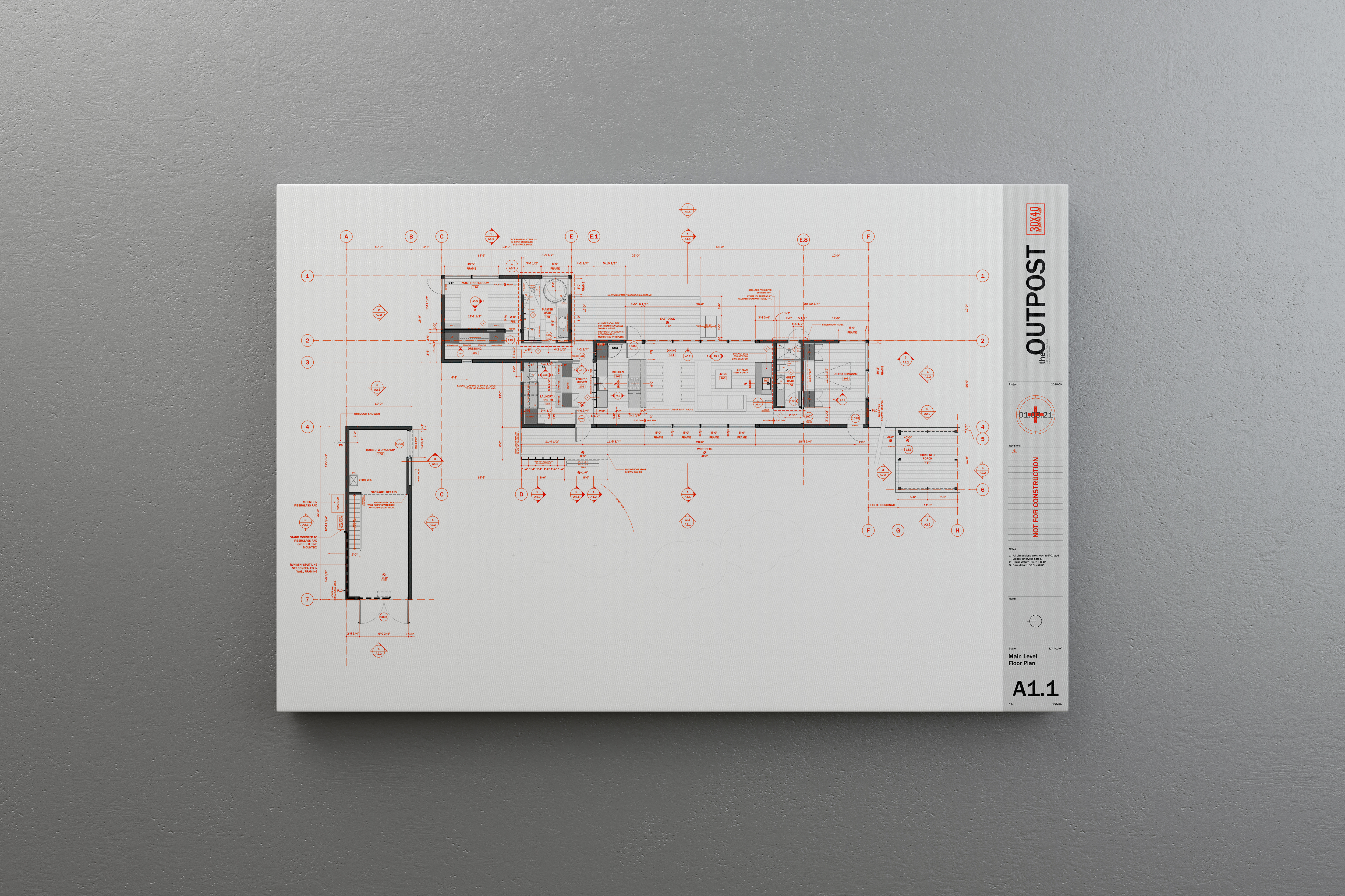 one of four floor plans included