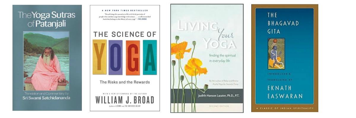 Required Reading: The Yoga Sutras of Patanjali, The Science of Yoga, Living your Yoga, The Bhagavad Gita