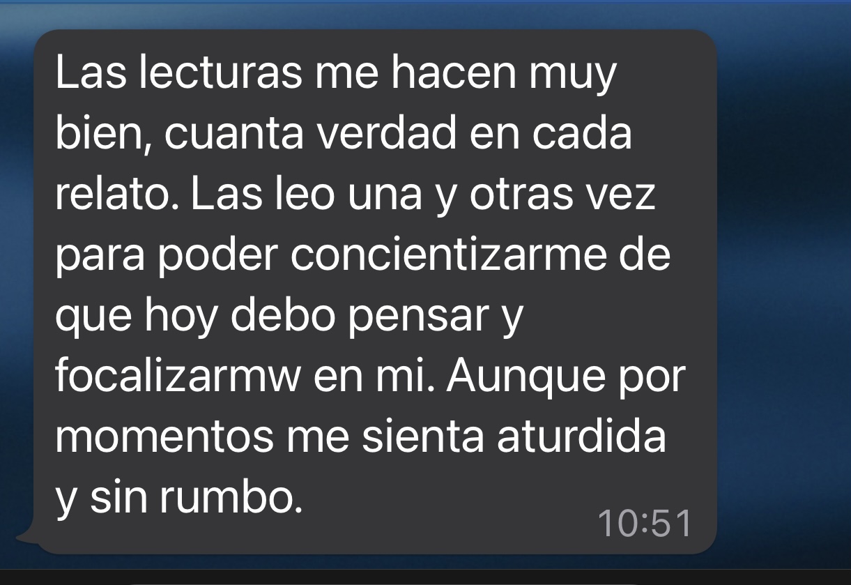 Testimonio de alumna