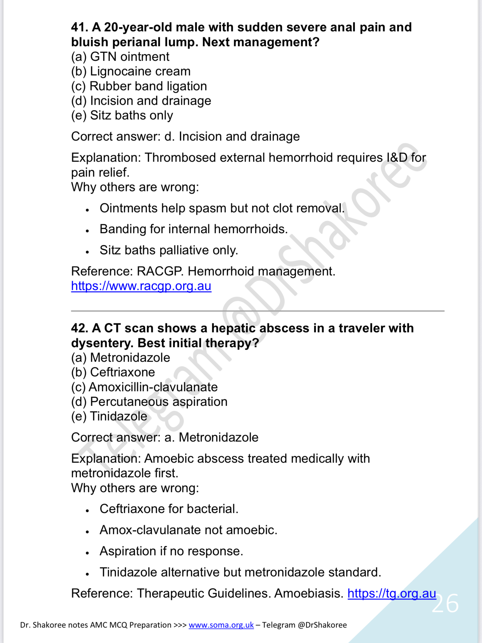 AMC MCQ