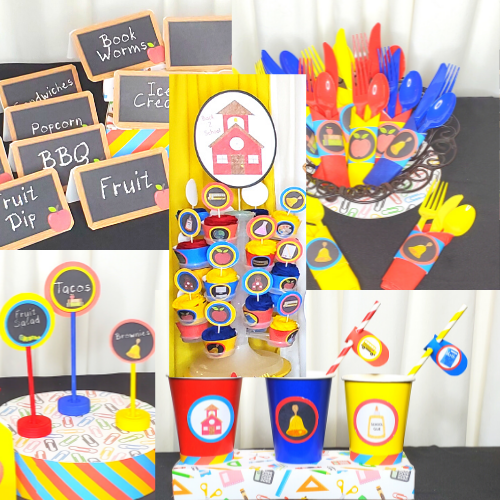 Back to School Food Table Décor