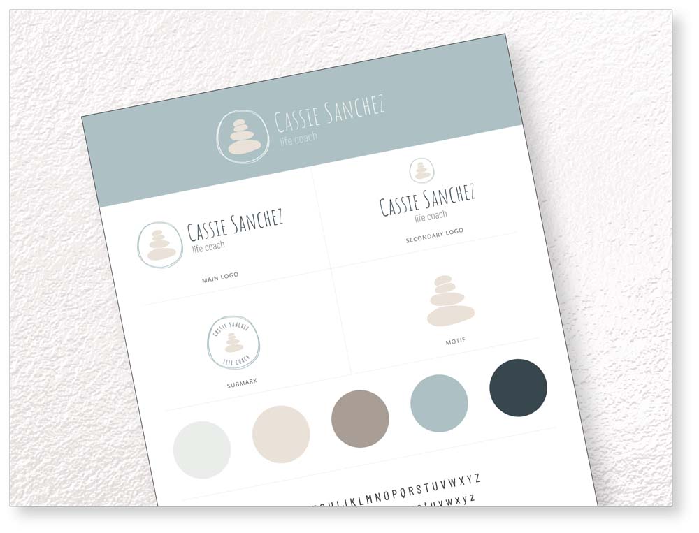 reflect canva branding kit template 