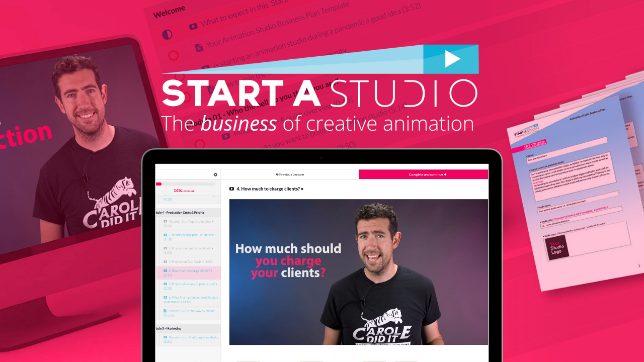 Start an animation studio