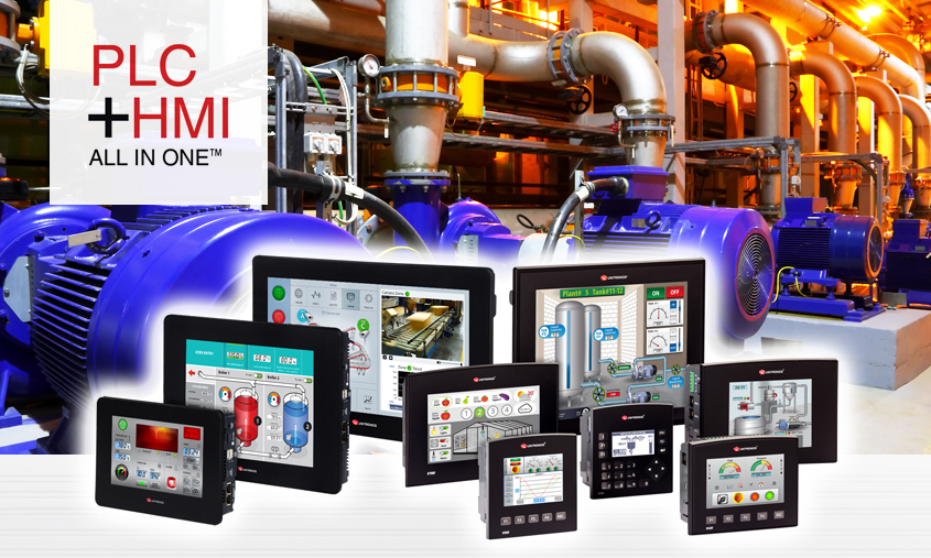 Bộ Lập Trình PLC tích hợp Màn Hình HMI