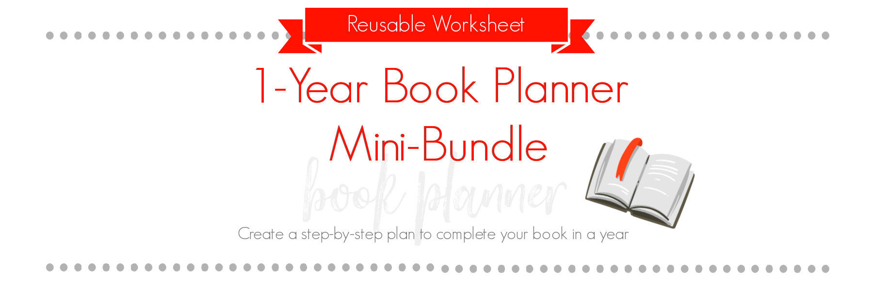 1-Year Book Planner Mini-Bundle