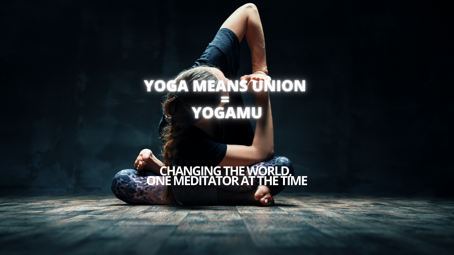 Yogini in a twist