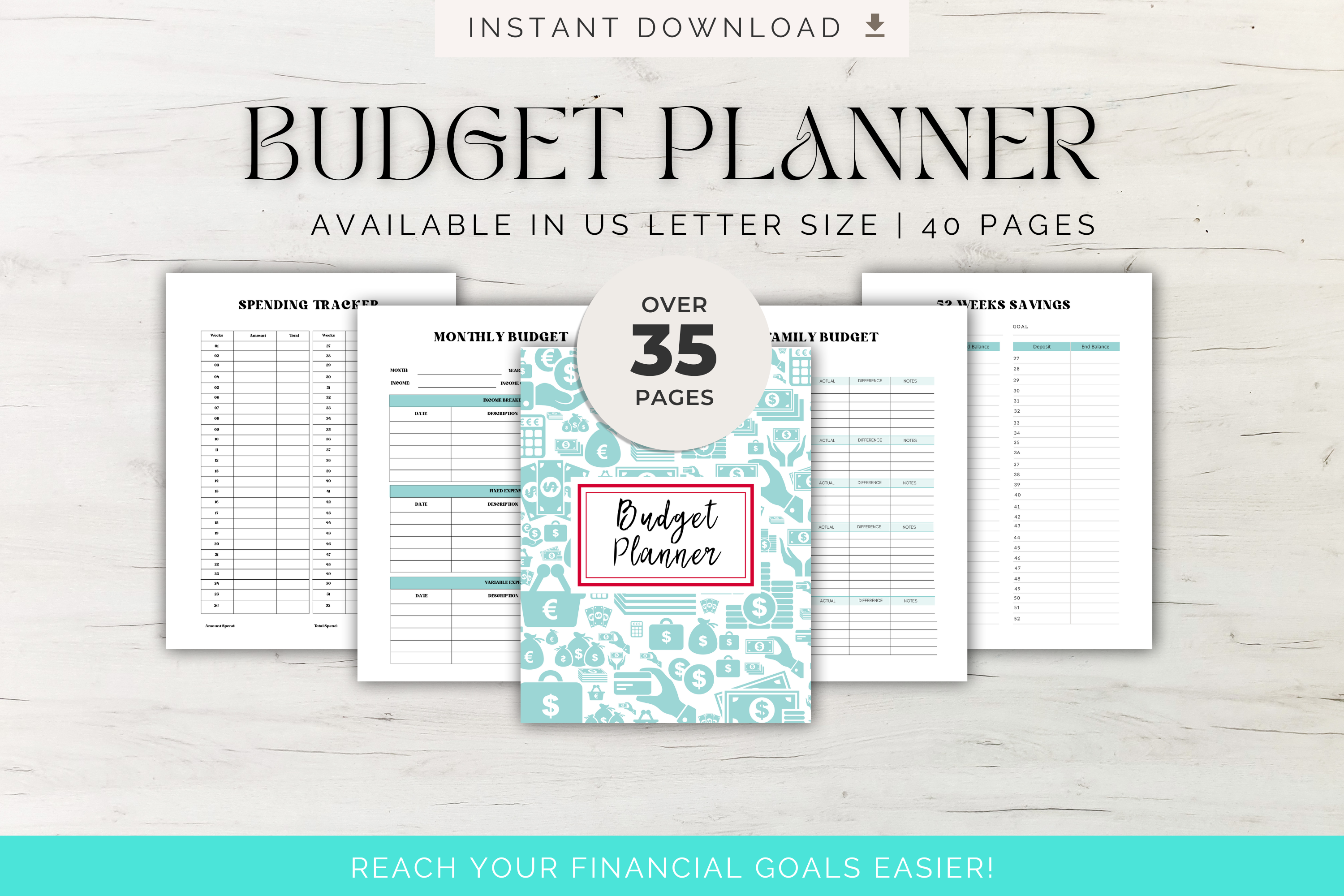 preview of budget planner