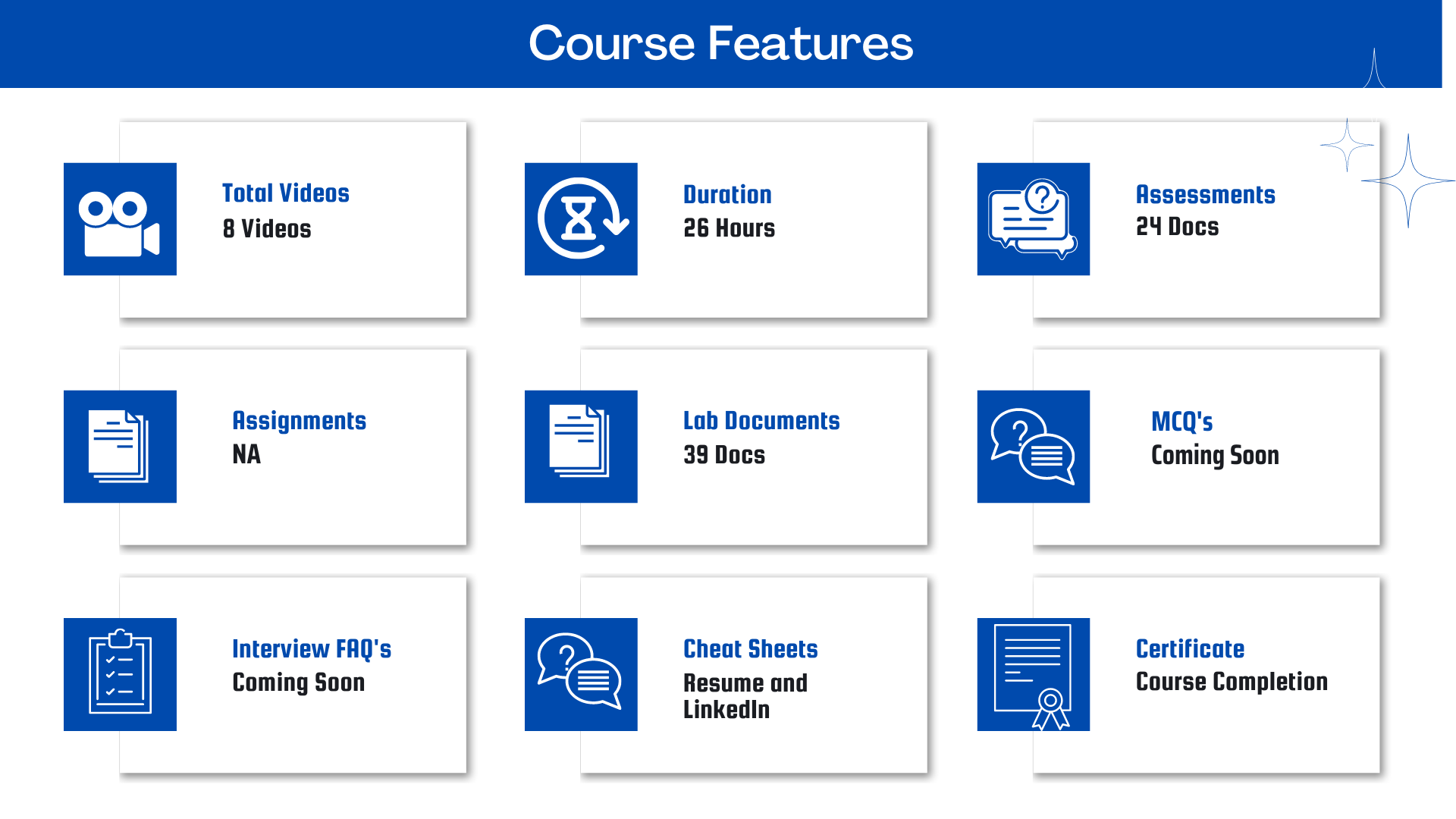 Course Features