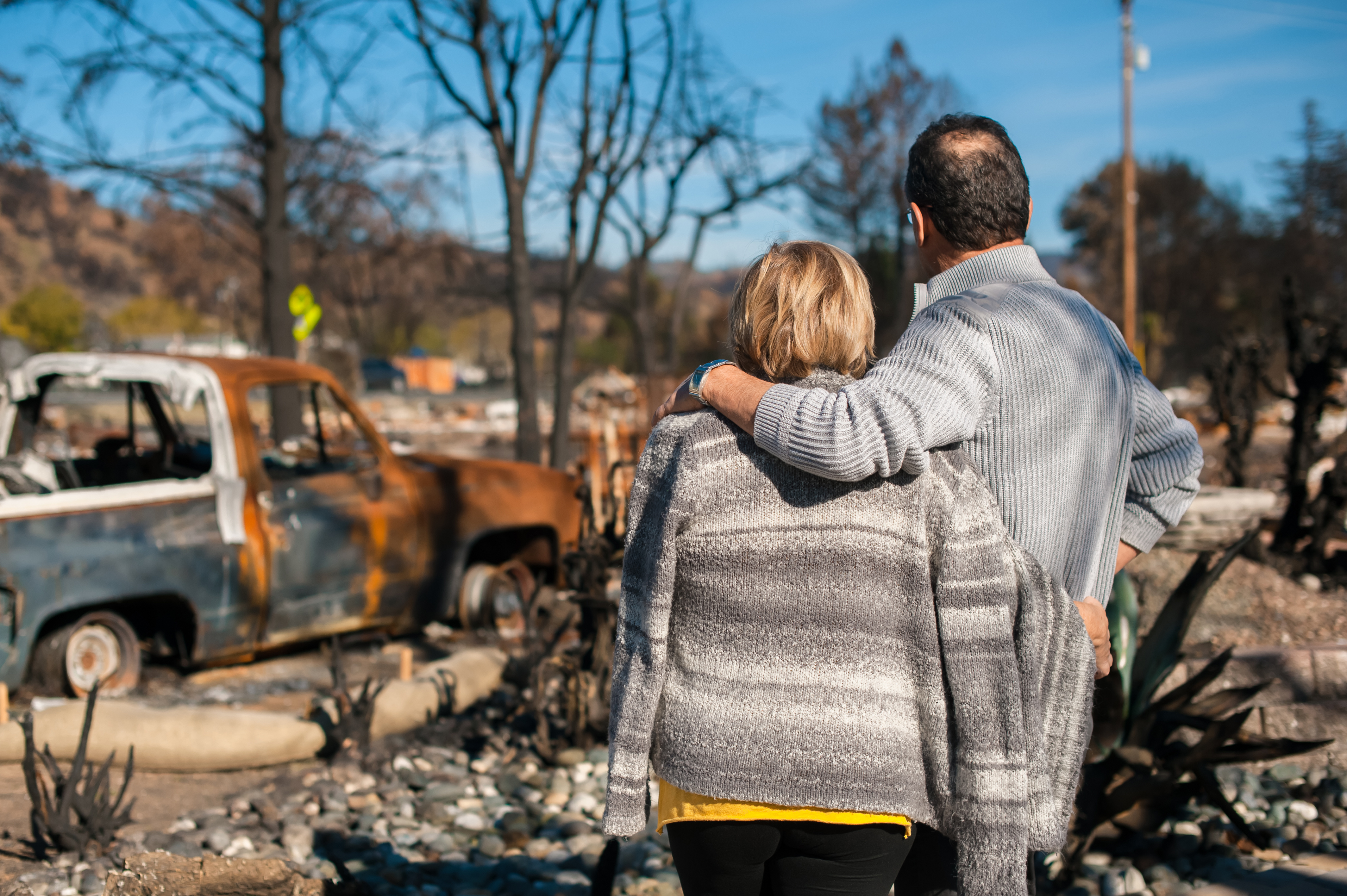 Empathy differs from sympathy.  With empathy, we share the pain with others.  In a disaster, we should infuse statements of empathy within the first thirty seconds of our message. Photo provided by Adobe Stock