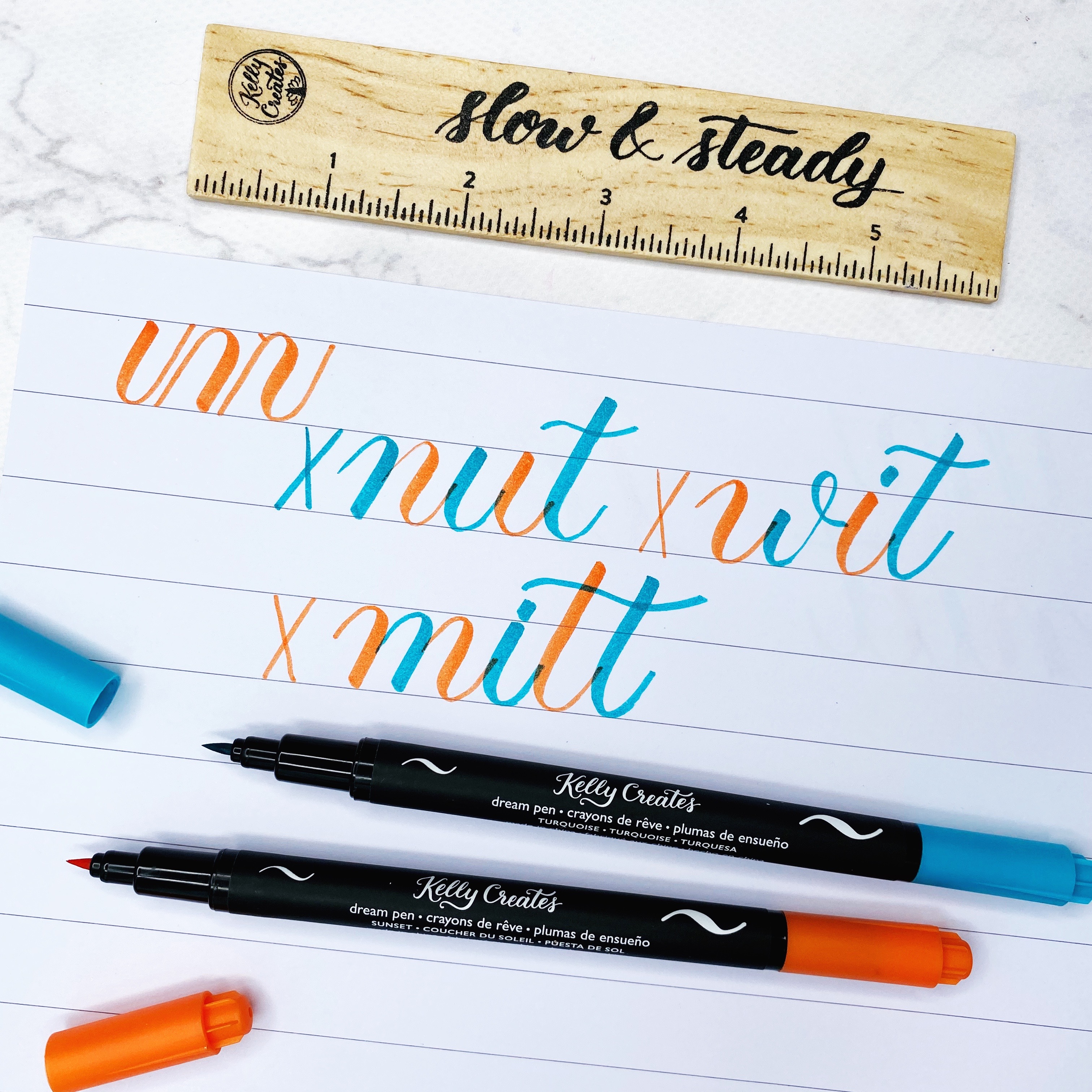 Brush Lettering 101 with Kelly Creates 