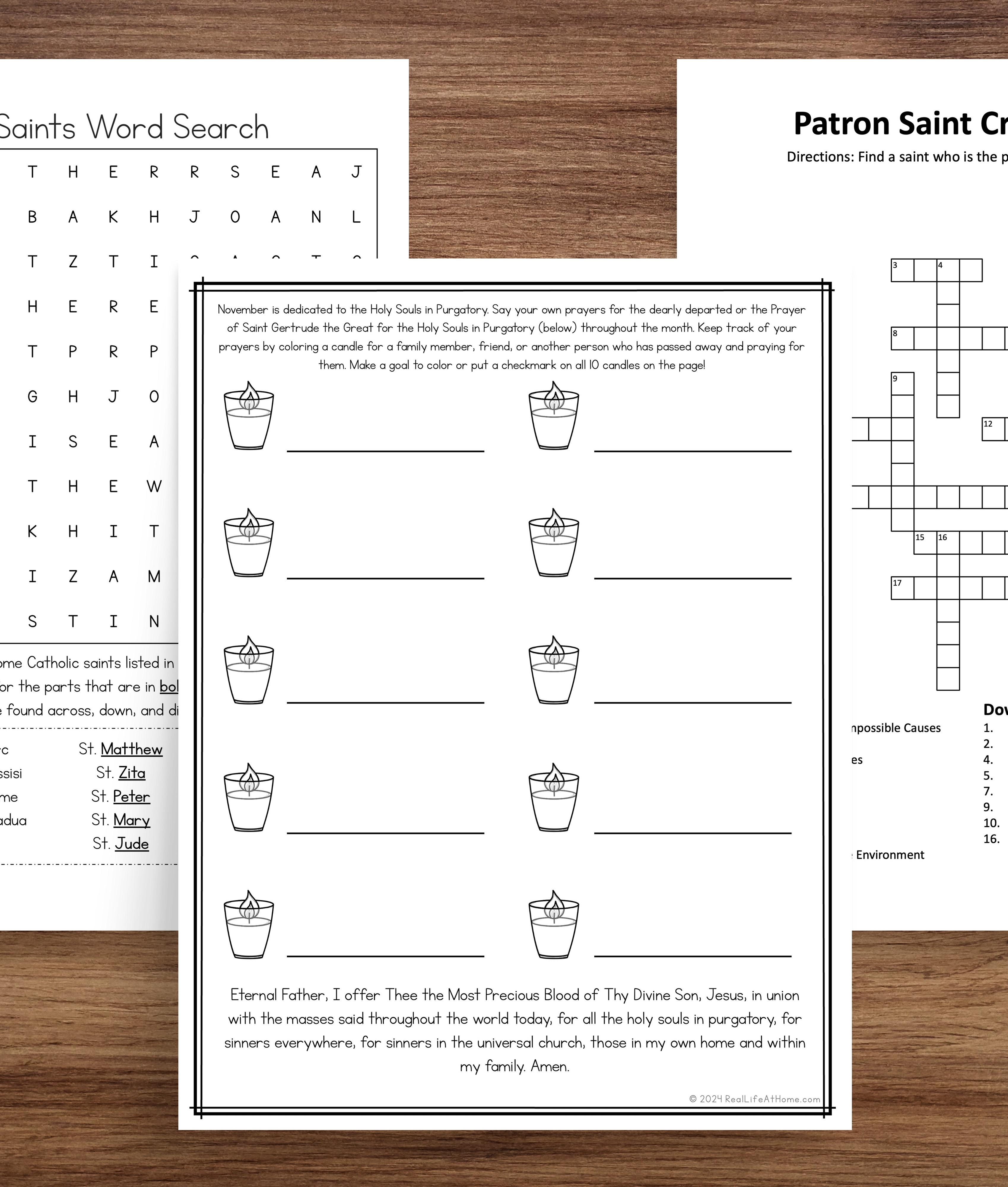 Catholic Icing Monthly Pack Kids Printables