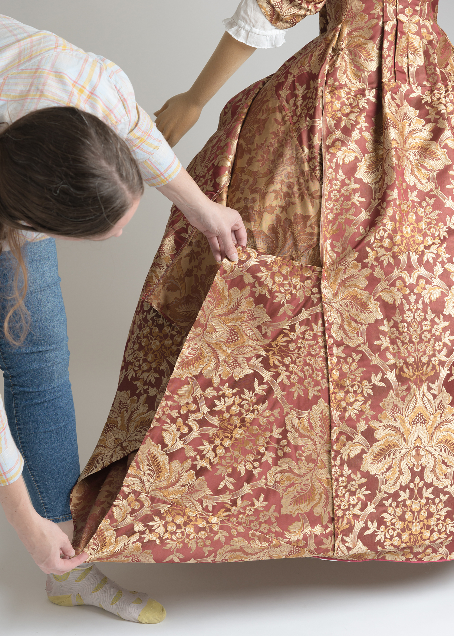 learn the art of mantuamaking here at The Georgian Costume Study Centre