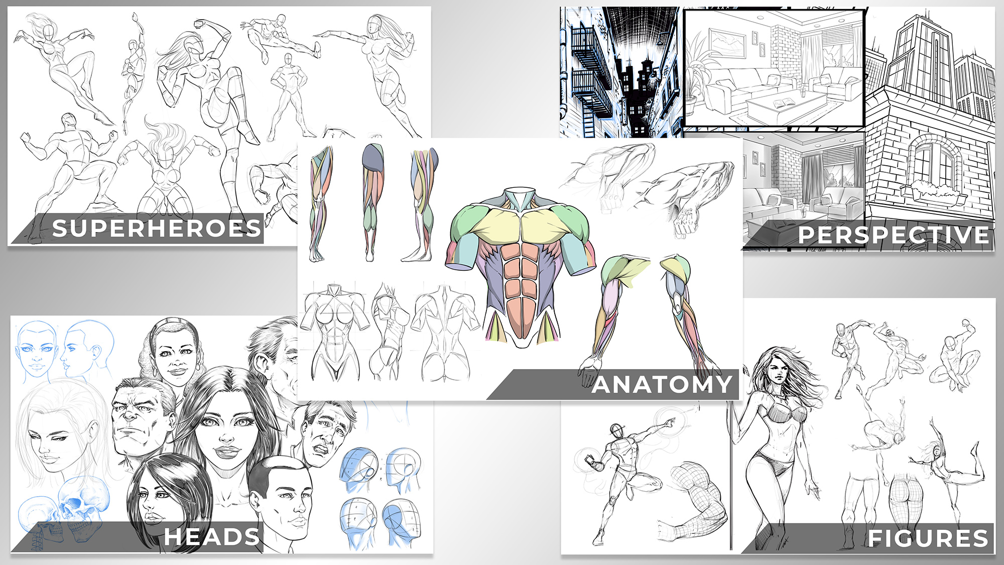 Comic Art and Figure Drawing Bundle