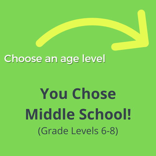 Step 1 of Building Your Own Language Arts Curriculum: You chose Middle School