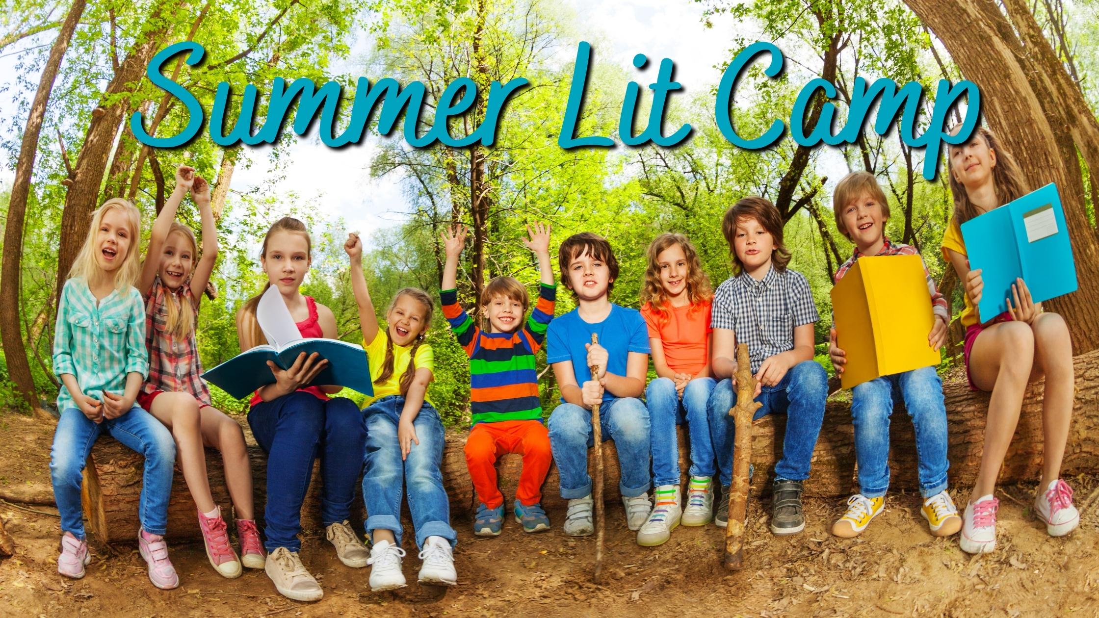 Kids at Summer Camp Reading
