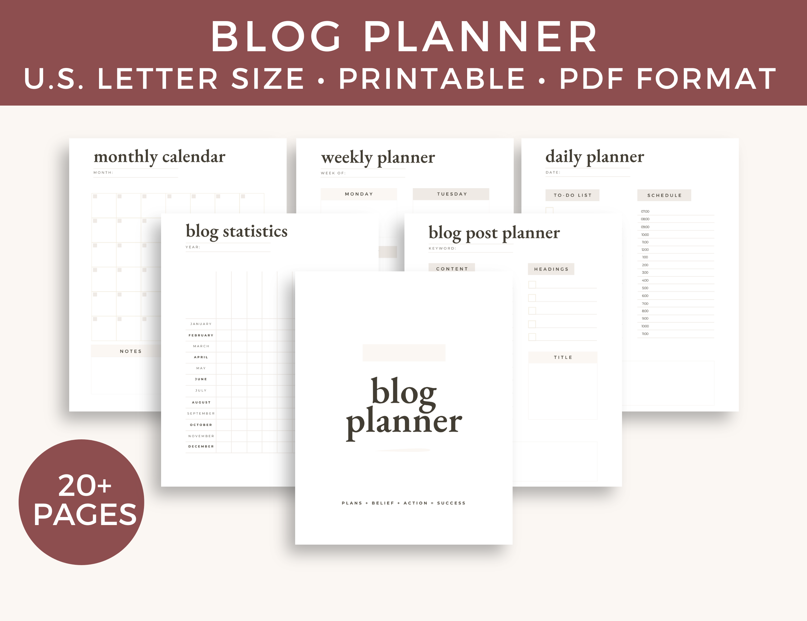 blog planner