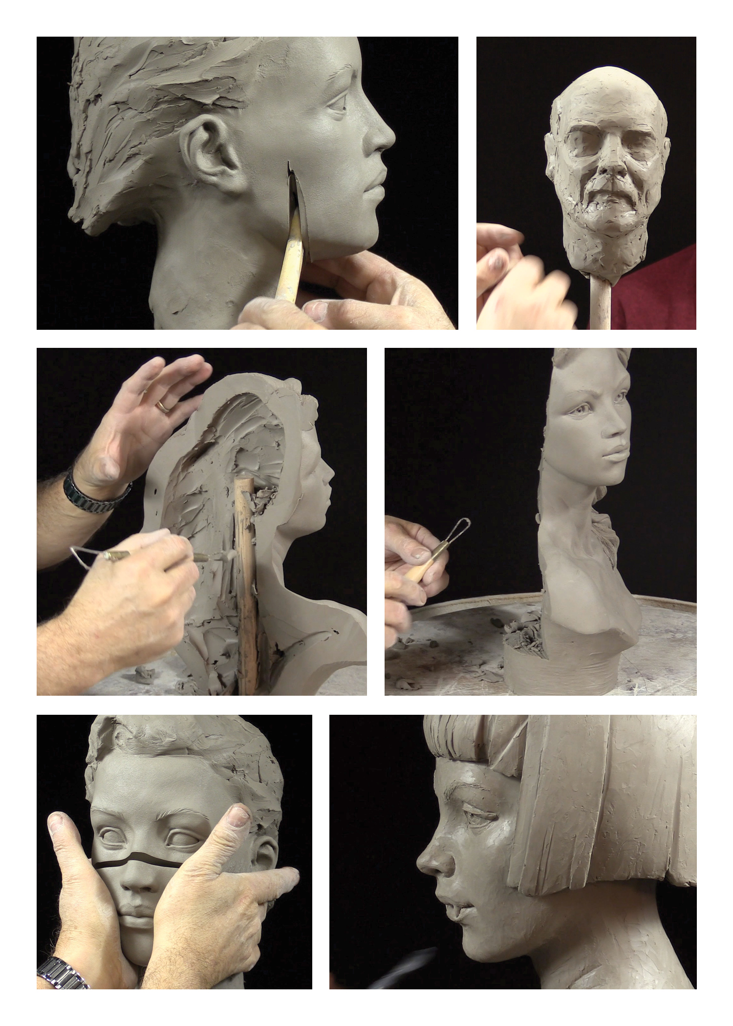 Sculpting the Portrait  Philippe Faraut Sculpting Atelier