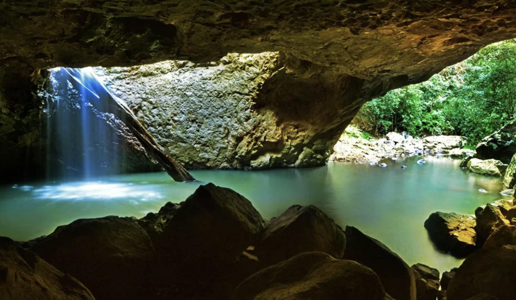 Natural Bridge, Springbrook National Park, Queensland Image credit: ChameleonsEye/shutterstock