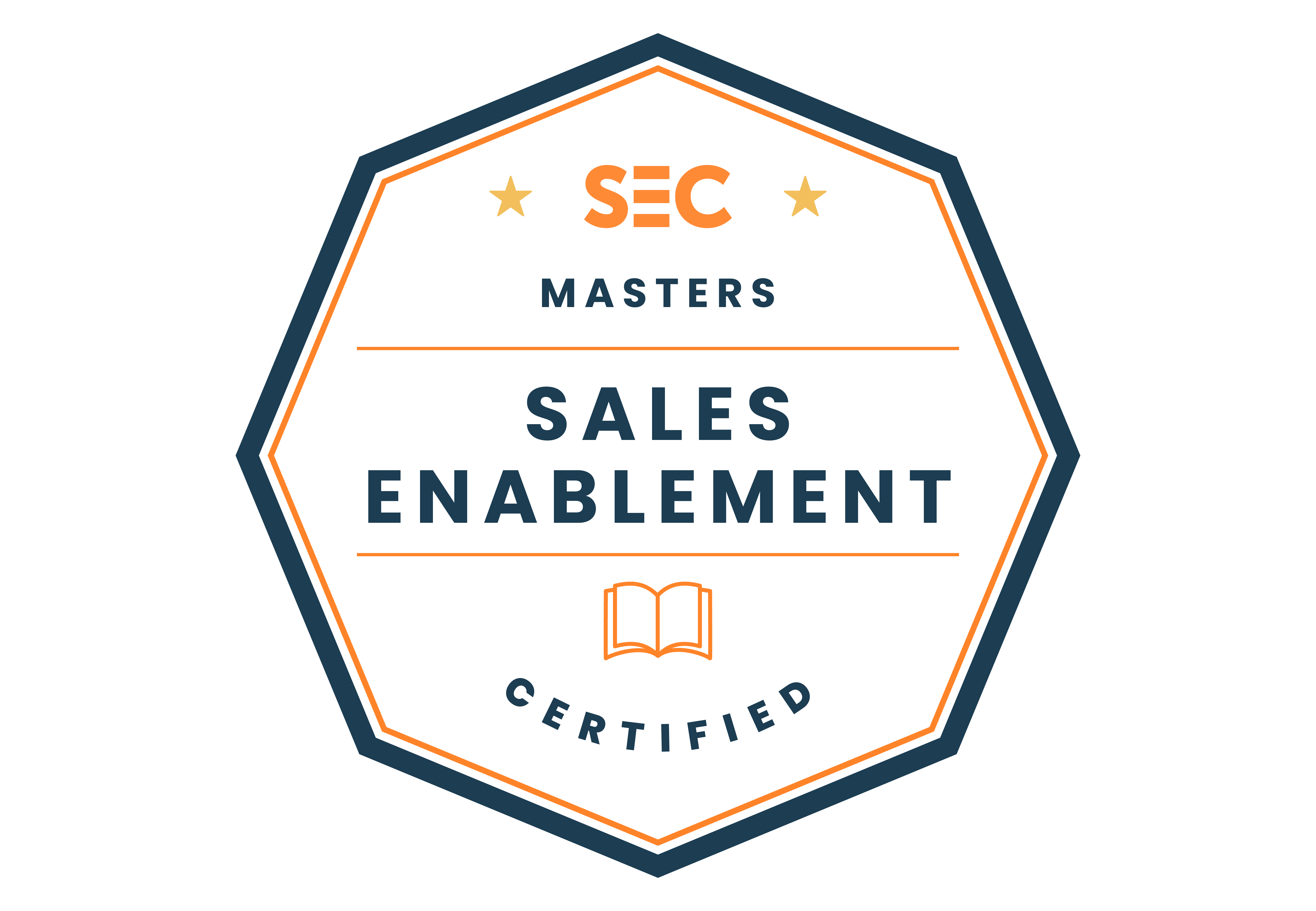 Sales Enablement Masters badge