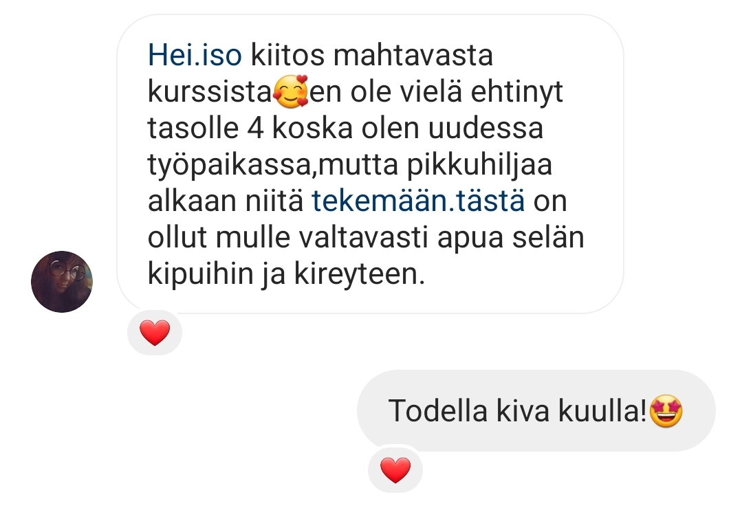 Helpotusta selän kipuihin ja kireyteen