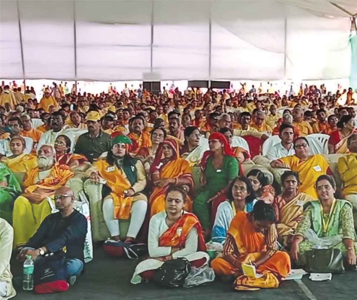 Acharya Upendra Ji addressing the nation