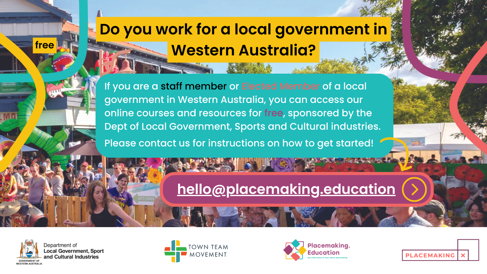 Do you work for a local government in Western Australia? WA local government staff can access the online courses and resources for free thanks to the sponsorship by the Department of Local Government, Sport and Cultural Industries