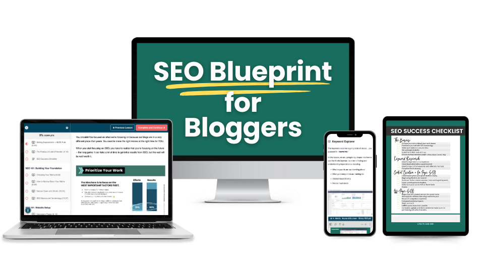 seo blueprint for bloggers