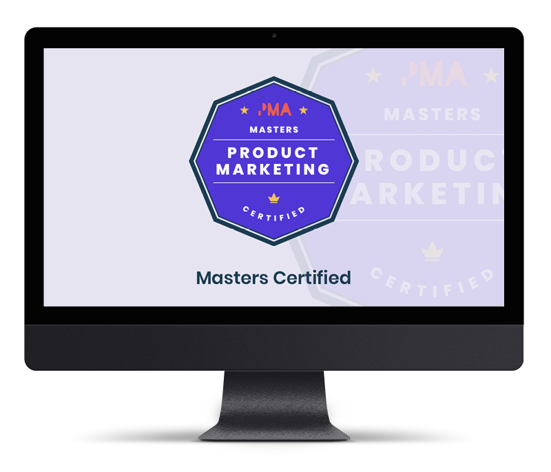 Mastering Product Marketing Certified | Masters monitor image