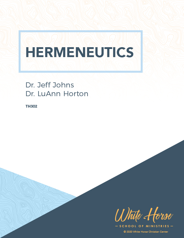 Hermeneutics - Course Cover