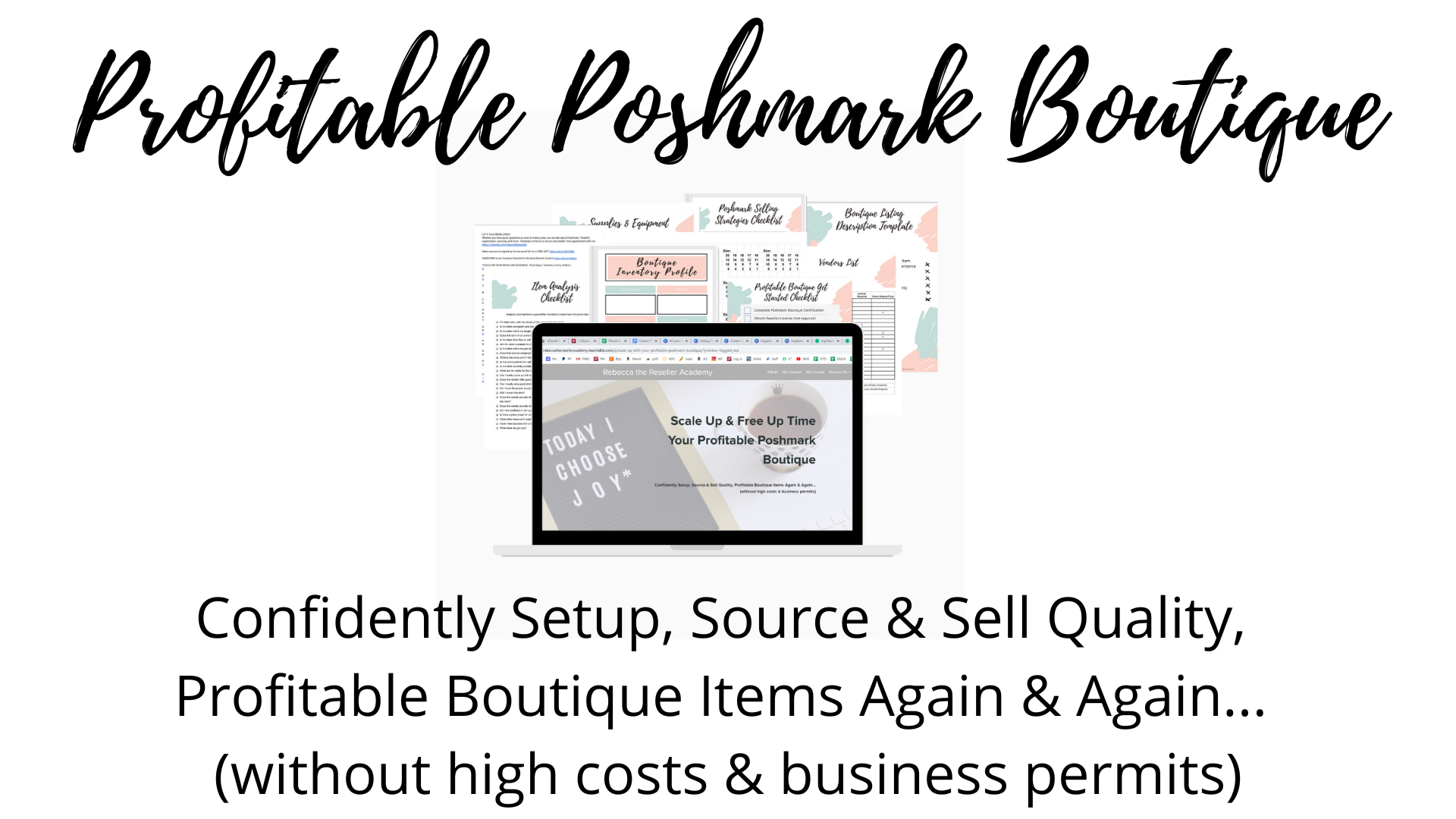 Scale Up With Your Profitable Poshmark Boutique Rebecca the Reseller