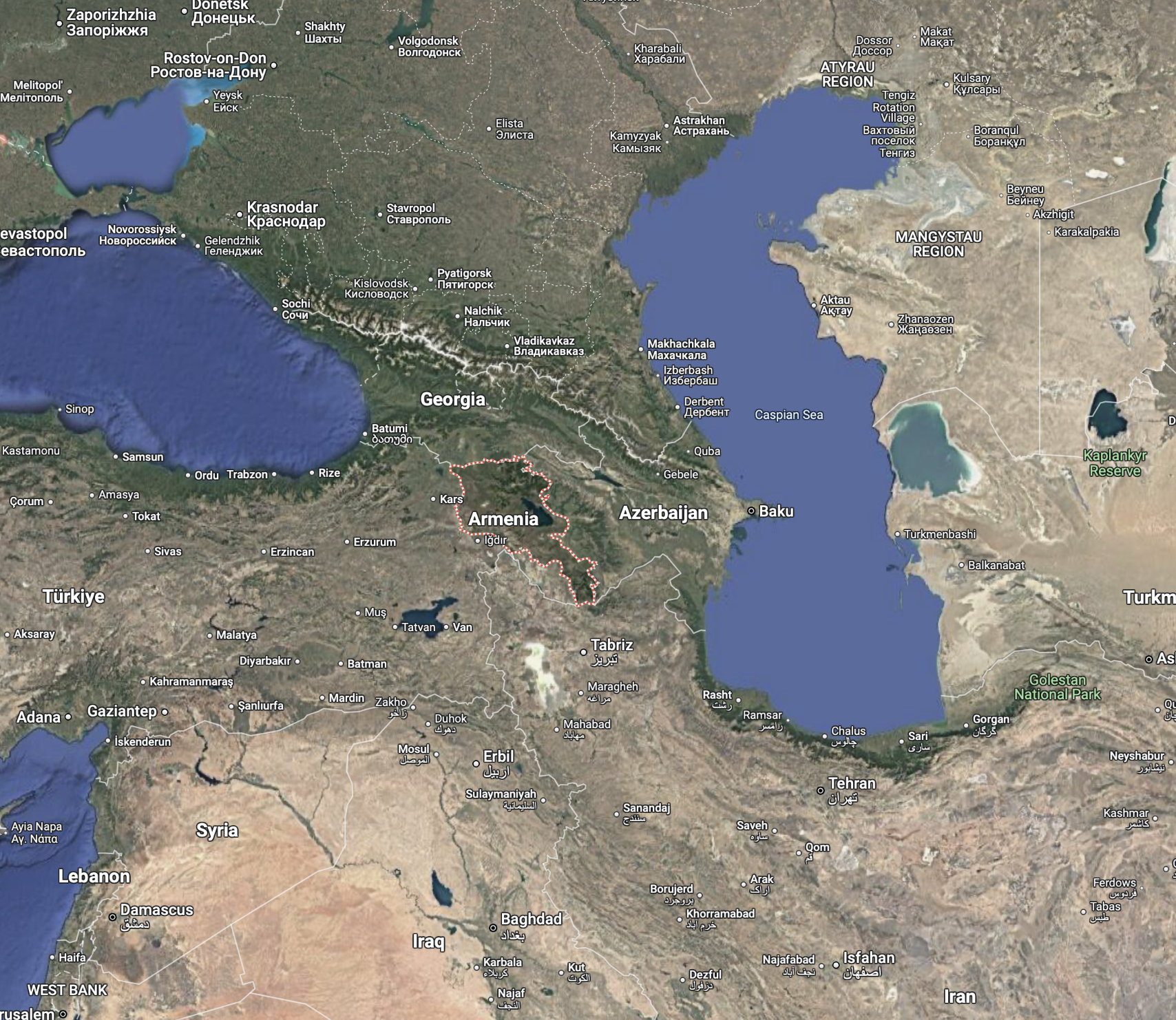 Armenia Map