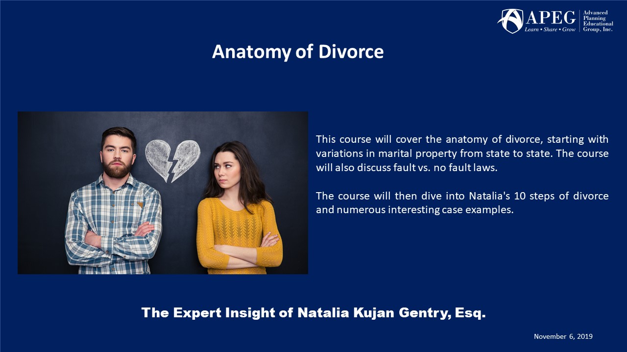 APEG The Anatomy of Divorce