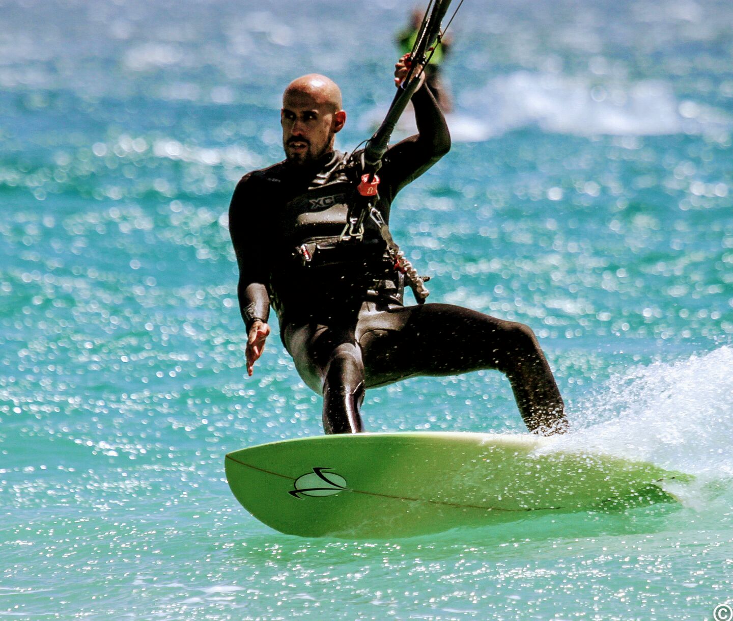 Kitesurfing