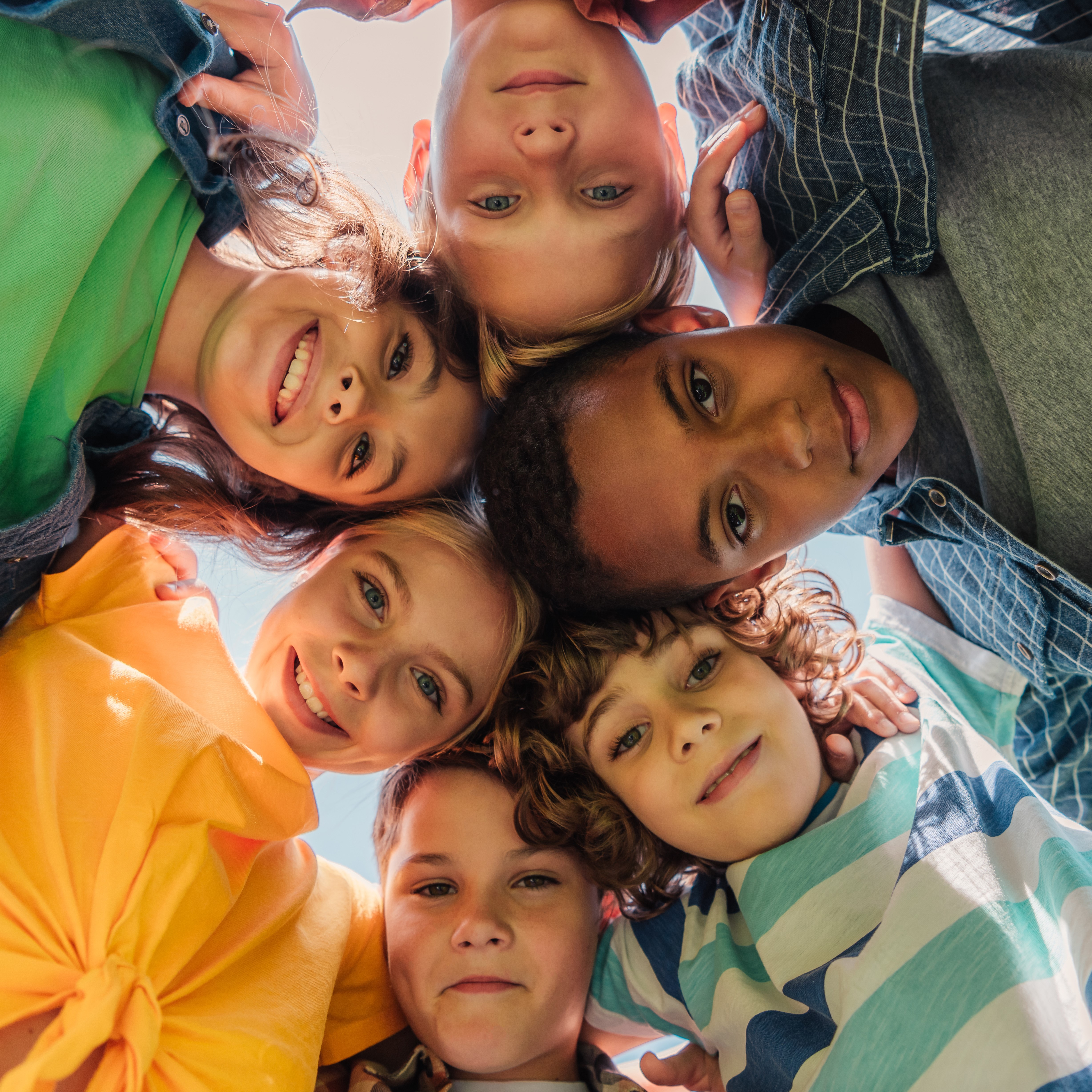 Kids at a fun gathering