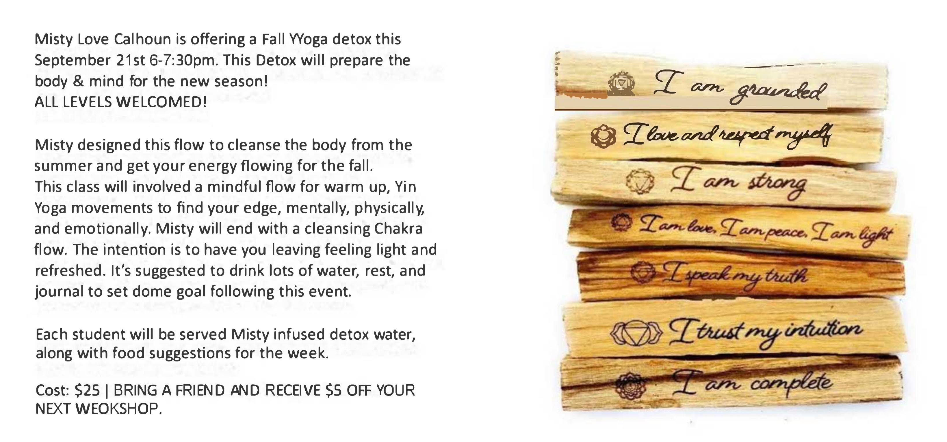 FALL YOGA DETOX 