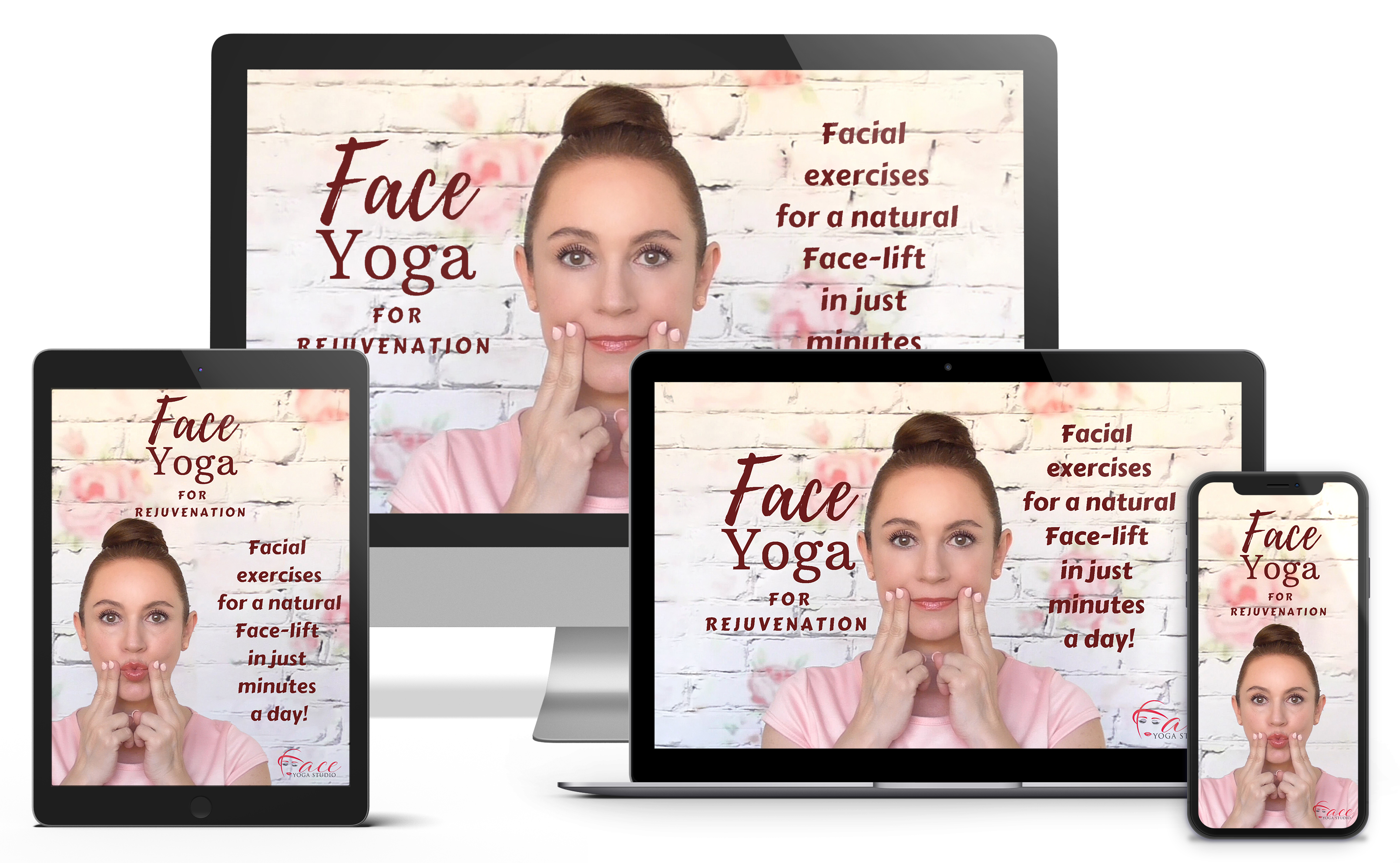 Face yoga exercises for natural facelift in 3 minutes 