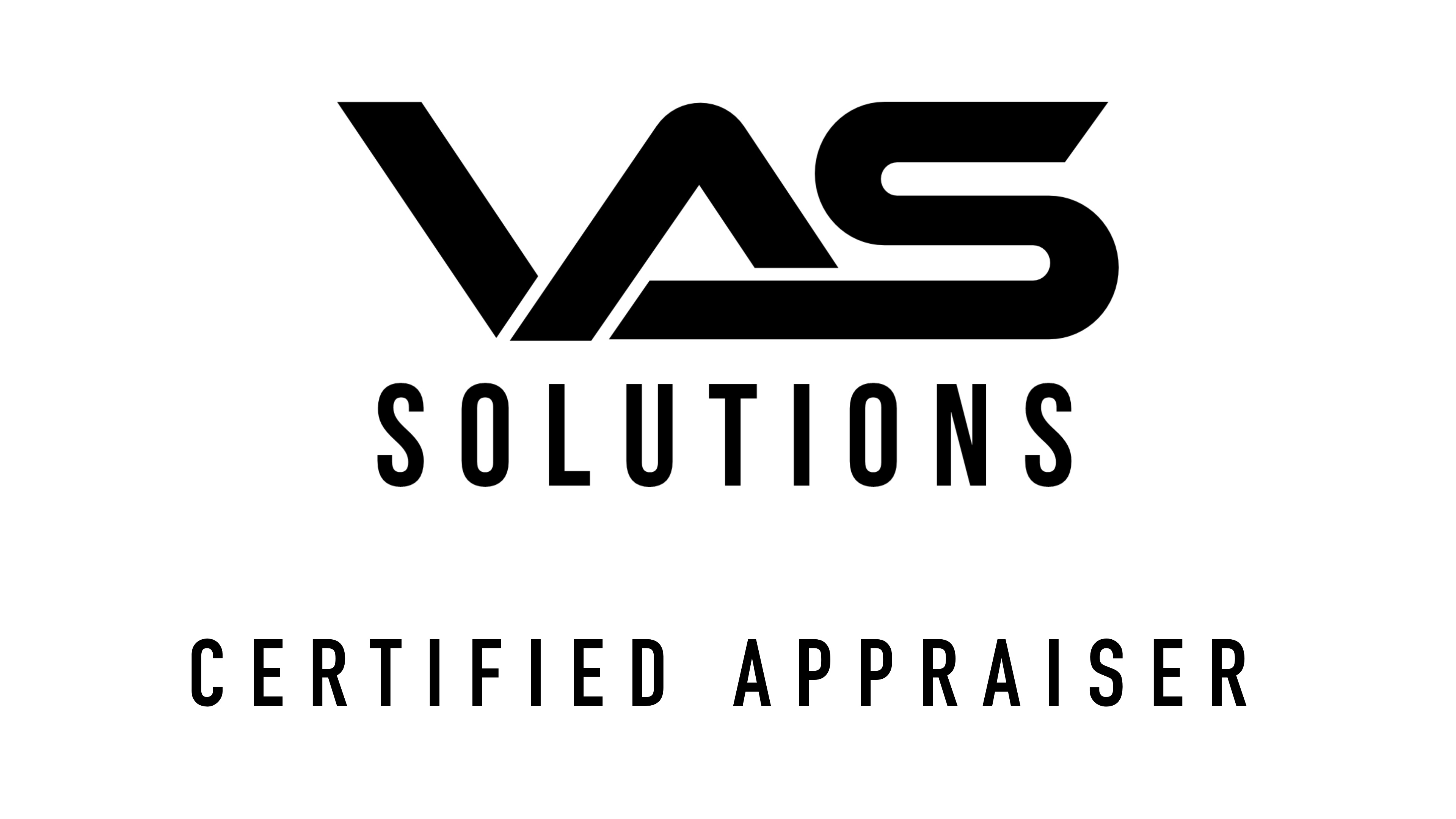 VAS Solutions Certified Appraiser