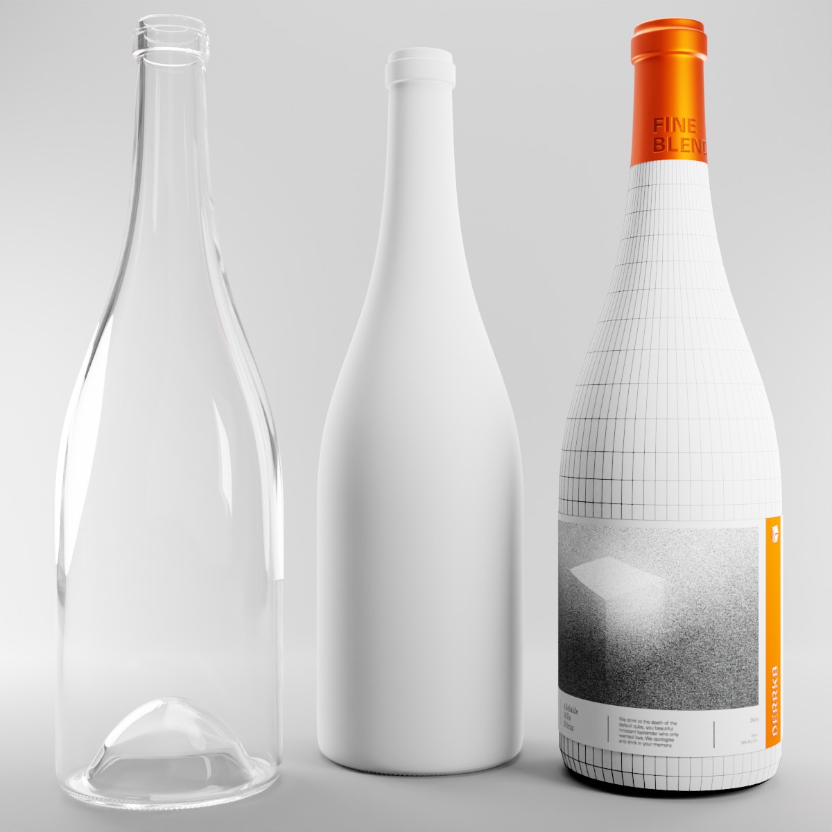 blender 3d bottle download